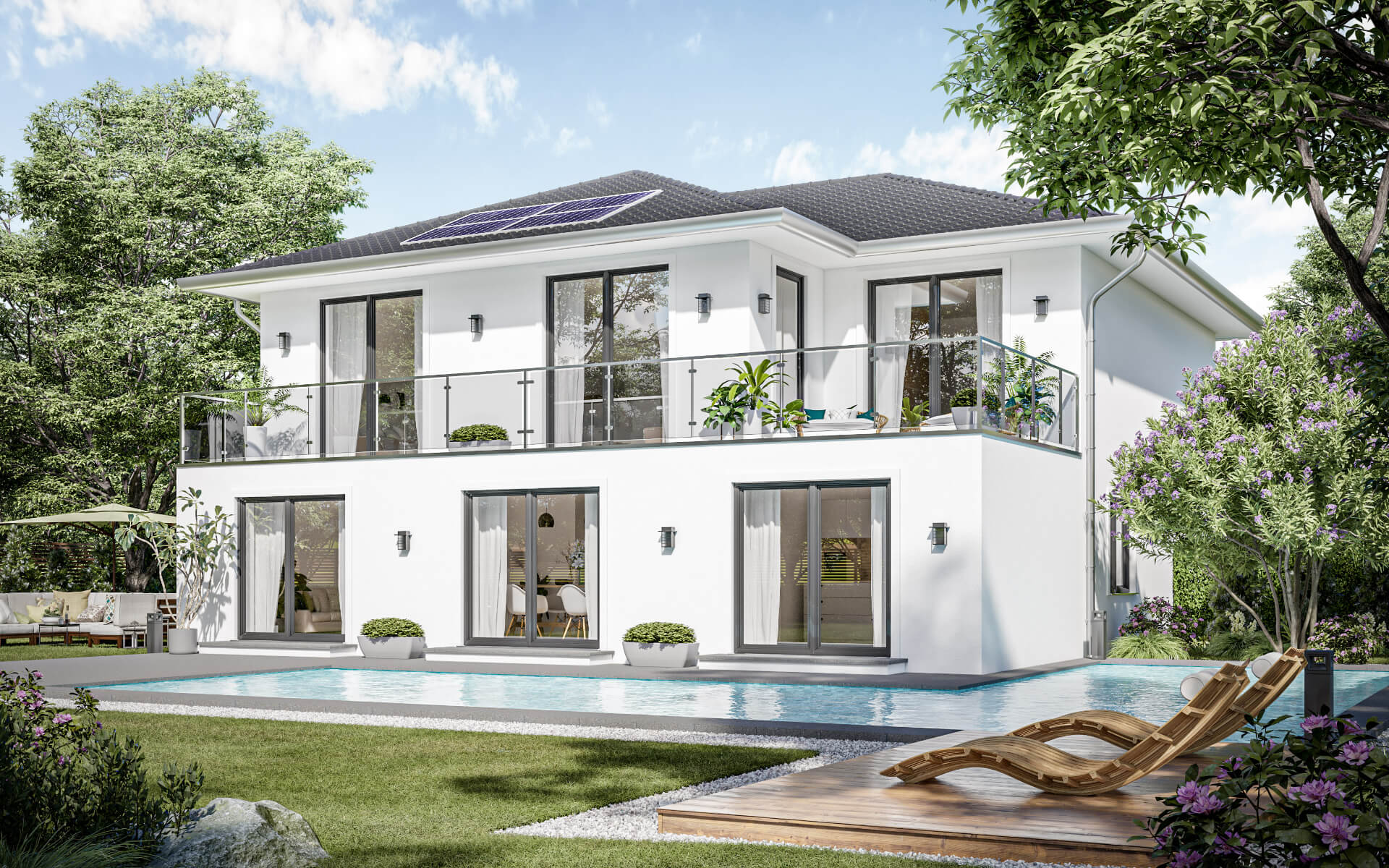 Massivhaus in Berlin Bauen, das Familienhaus von SpreeHaus Berlin