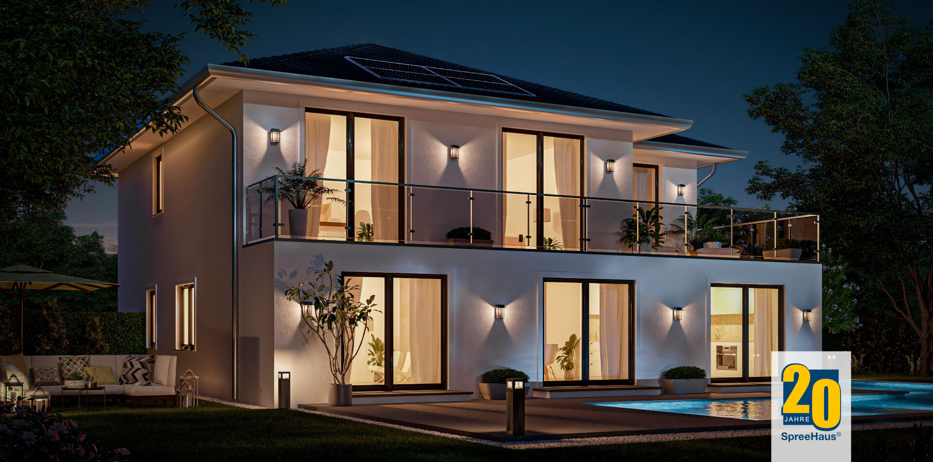 Townhouse massiv gebaut von SpreeHaus in Berlin